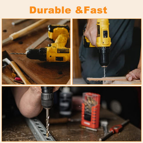 Mtsooning 10PCS Twist Drill Bits, 3mm HSS Reduced Shank Micro Bits for Electrical Drilling Tool, Stainless Steel Wood