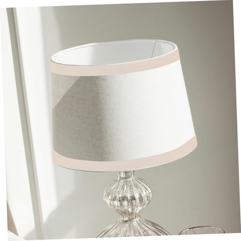 POPETPOP Self-Adhesive Lampshade Edge Strip Tape Meters Beige Fabric Cloth for Lamp Shade Repair Wrapping Crafts