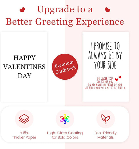APIOTEIA Romantic Valentines Day Card for Him Her Anniversary Card for Wife Husband Valentines Day Gifts for Him Sweet