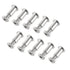 Jersvimc 10 Pair(20 M6x16mm M6 Countersunk Piece) Hex Drive Socket Cap Bolt with Allen Wrench, Silver Furniture