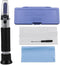 VGVGV Brix Refractometer, Handheld Salinometer 0-100% Salinity Aquarium ATC Refractometer 1.000-1.070SG Salinity Seawater