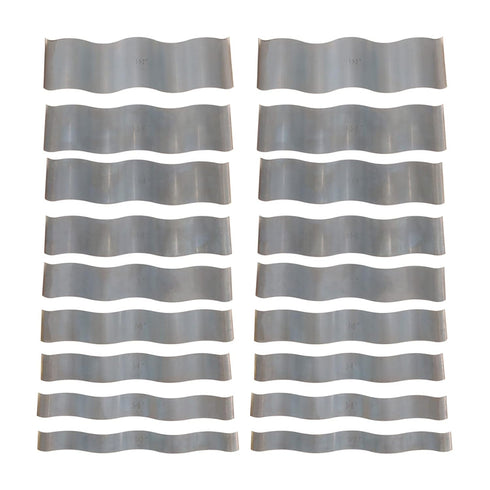 9-Pack Precise 1/8In Wavy Steel Parallel Sets, Hardened 0.0002In Precision Machinist Tool