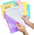 Ultimate Office PocketFile Clear Poly Document Folder, Project Pockets, 3rd-Cut, Letter Size, Set of 36