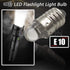 Ruiandsion 4pcs E10 LED Bulbs 3V 6000K White LED Bulbs for Torchlight Flashlight Torch Light,Negative Earth by Ruiandsion