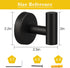 4 Pack Towel Hooks, Wall Mounted Bathroom Coat Hook, SUS304 Stainless Steel Hooks for Bedroom Kitchen Office