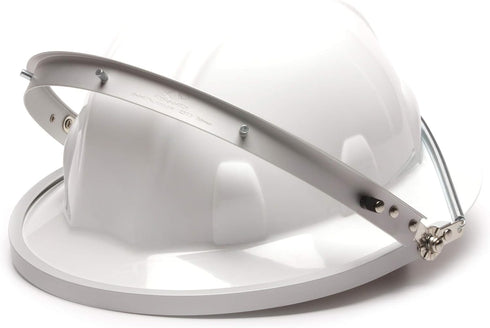 Pyramex Aluminum Full Brim Hard Hat Face Shield Adapter, Pack of 1
