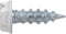 HILLMAN 35263 White Painted Hex Washer-Head Self-Piercing Screws (#7 x 1/2") - 100 Pieces