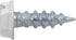 HILLMAN 35263 White Painted Hex Washer-Head Self-Piercing Screws (#7 x 1/2") - 100 Pieces