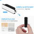baecel 10 PCS Pen Holder, Upgraded Adhesive Pencil Holder for Desk, Flexible Silicone Pencil Holders Grips Clip