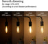 ST58 (ST19) Bulb,Soft 2700K,Antique Bulb,600LM,6W 60W,CRI 80+,E26 Plastic,6 Pack Vintage Edison LED White Flexible