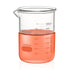 Heavy Duty Glass Beaker Set - Thick-Walled 3.3 Borosilicate Glass Beakers with Double Scale Printed Graduation,