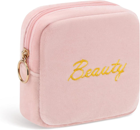 SIDESUGAR Flannel Sanitary Napkin Storage Bags Menstrual Cup Pouch Portable Zipper Nursing Pad