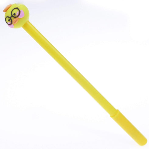 FAMOORE Yellow Duck Creative Expression Gel Ink Pen - Cute Kawaii Black Writing Pens, 8PCS