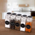 SWOMMOLY 771 Set Printed Spice Jar Labels with Extra Write-on Labels, Pantry Stickers and Chalk Marker Pen. Chalkboard