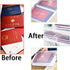BTSKY 3 Pack A4 Plus Clear Plastic Stackable Storage Box, Desk Paper Organizer with Buckle, Document Holders