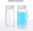 Hoolerry 20 Pcs Sample Bottles 2 oz Plastic Bottles Wide Mouth Reagent Bottles with Caps 60ml Laboratory Grade Polypropylene Clear Liquids Storage Bottles with Screw Caps for Lab by Hoolerry