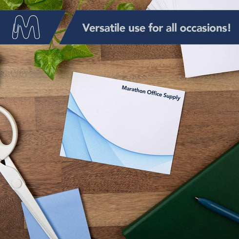 MOS A7 Invitation Envelopes, 5-1/4" X 7-1/4" White Self Seal (100 Count) - Heavy Duty Gift Card Envelopes