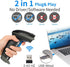 UNIDEEPLY 2.4G 1D Laser Wireless Bar Code Scanners Readers for Computers PC Laptop, Barcode Handheld, Hand Scanning