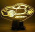 16 Dimmer, Rwce Car Night Light Up LED Personalized Name Engraved Fast Highly Exclusive Luxury Sports Car Table Lamp