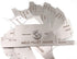 Stainless Steel Fillet Weld Set Gauge Rl 1/8''-1'' Welding Inspection Test, 7-Pieces