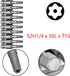 10pcs 50mm 1/4 Inch T15 Set 6 COMOK Long Hex Shank Torx Head Magnetic Screw Driver Bit Security Tamper Proof Star Point
