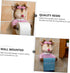 Levemolo Cartoon Wall-Mounted Toilet Paper Holder Bathroom Storage Rack Lovely Deer Design Decorative Tissue Roll Shelf
