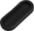 RDEXP Black Synthetic Rubber Oval Shape Double-Sided Wires Grommet Gaskets Rings, Set of 10, 79 x 24mm Inner Size