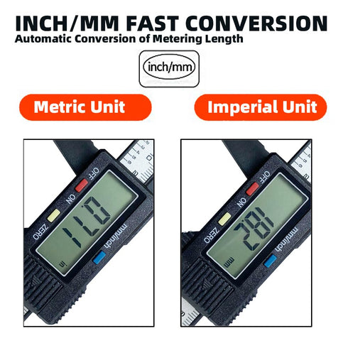 NORTOOLS Digital Calipers, 150mm/6” Electronic Micrometer with Large LCD Screen, Auto-off Feature for