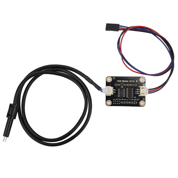 Water Conductivity Sensor - Domestic Hydroponics Sensor with Waterproof Probe for Liquid Quality Analysis