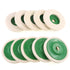 Keadic 10-Piece Wool Felt Disc Polishing Buffing Wheel Pad, 100mm Bore Dia
