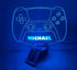 16 New Video Game Controller Gamer Name Gamertag Gaming Room Games Gift Night Light Up Table Desk Lamp LED Custom