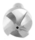 Accusize Industrial Tools Hss Corner Rounding End Mill, 5/16'' Radius, 1/2'' Shank Diameter, 3-1/4'' Oal, 1011-0512,