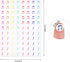 Outus 1760 Pieces Colorful Music Notes Stickers for Kids, 20 Sheets Musical Label Cartoon Stickers for Scrapbooking