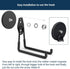 Large Heavy Duty Magnetic Hooks, Utility Hooks for Garden Tools, Steel Pegboard, Anti-Scratch EV Charger Holder