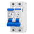 Baomain Low-Voltage Mini Circuit Breaker NXB-63(DZ47-63) C40, 40A 2 Pole 400V DIN Rail Mount