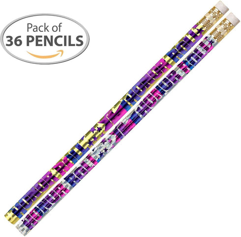 Express Pencils D1375G Honor Roll Glitz - 36 Qty Package - Honor Roll Pencils by Express Pencils