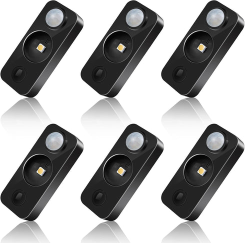 NIEGNOWOO LED Motion Sensor Puck Lights, Rechargeable Cabinet Lights, Stick on Wireless