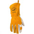 Caiman Premium Cow Grain MIG/Stick Welding Gloves, Cotton/Fleece Insulation, Kontour Design, White/Gold, X-Large (1434-6)