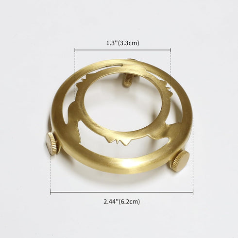 Brass Lock Accessory for Wall Sconces and Pendant Lights