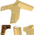 4 10cm Pcs Titanium Metal Furniture Legs Y-Style Sofa Cabinet Support Feet for Modern Minimalist Bedside Table Seating