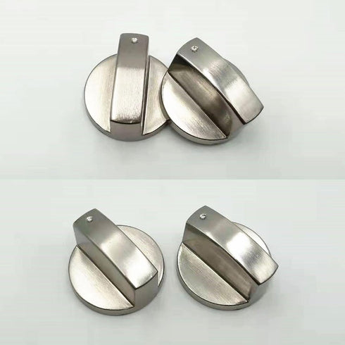 XIAHIOPT 4Pcs Stove Cooker Knob Burners Control Knob Heavy Duty Metal Cooktop Control Knob For Cookware Stove Ovens