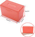BTSKY 6 Pack Index Card Box: 3 x 5 inch Recipe Card Holder, Plastic Storage Organizer for Notes