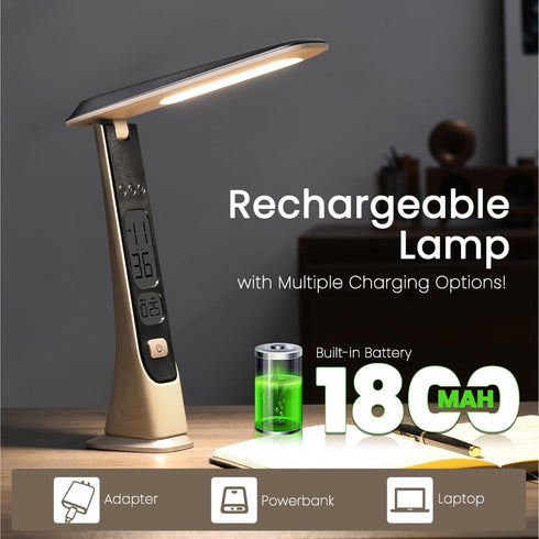WILIT Rechargeable Lamps Cordless Table Lamp, Foldable Portable Desk Lamp, Battery Operated Lights with Stepless