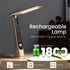 WILIT Rechargeable Lamps Cordless Table Lamp, Foldable Portable Desk Lamp, Battery Operated Lights with Stepless