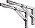 YUMORE Folding Shelf Bracket 14",Heavy Duty Stainless Steel Collapsible Shelf-Bracket Max Load