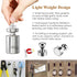 Rakizbe Refrigerator Magnet Push Pin, Brushed Nickel Steel Fridge Magnets, Magnetic Pushpins for Whiteboard, Office,