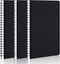 EUSOAR Graph Paper Spiral Notebook, A5 3Pack, 5.5"x8.3", 120 Pages, Wirebound Journal for Math and Science Students