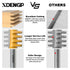 Professional Finger Joint Router Bit, 1/4" Shank Reversible Glue Joint Bit for Woodworking and DIY Projects