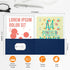Two Pocket Folders, 50 Pack Blue File Folders with Pockets for Letter Size Paper, Thick Paper for School, Office,