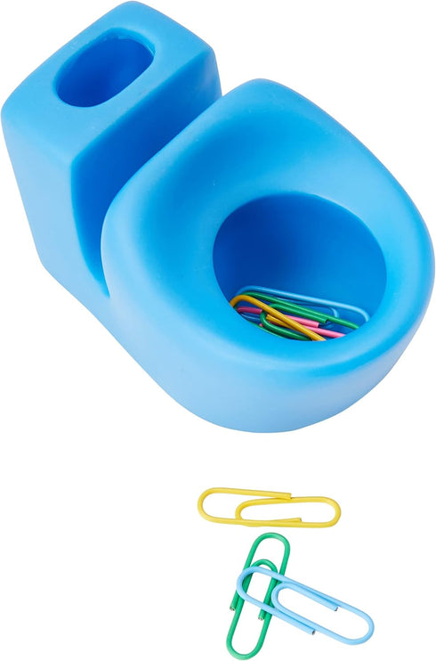 Suck UK Novelty Desk Organizers - Tape Dispenser & Paper Clip Holder - Funny Office Supplies